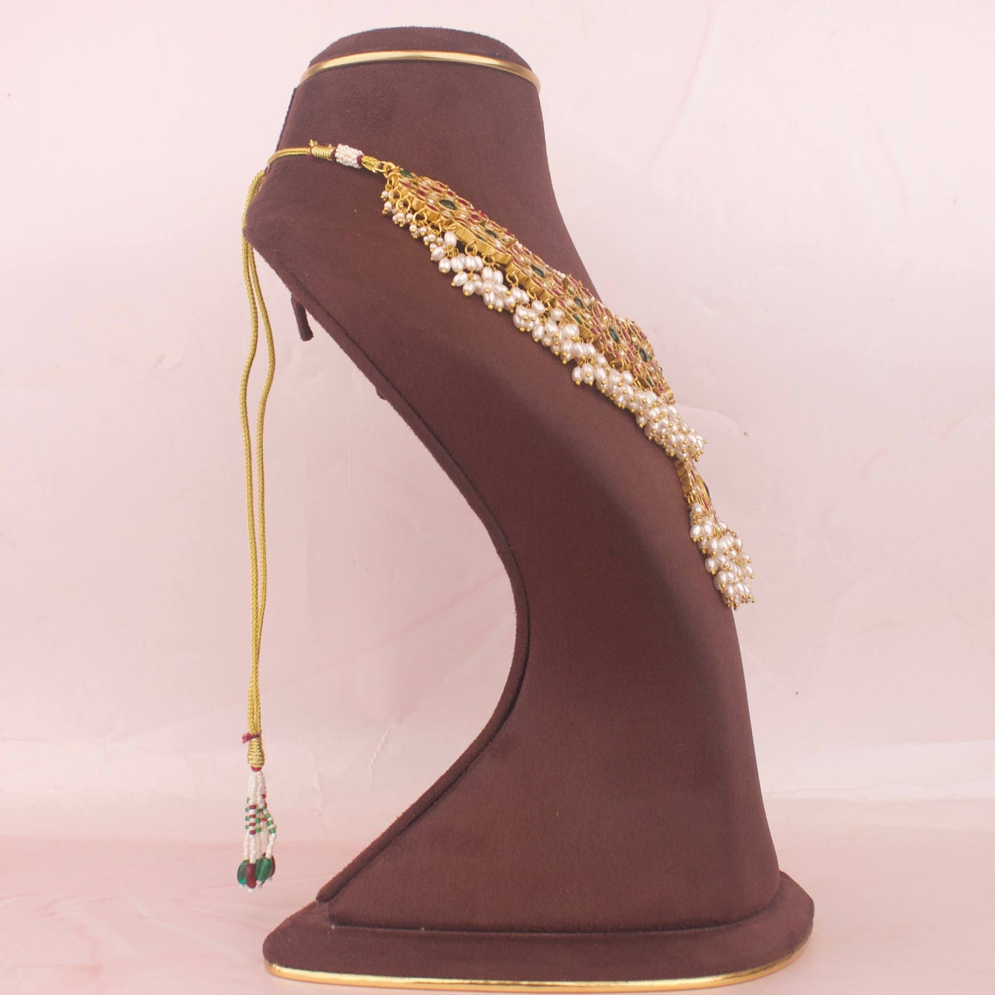 Classic Jadau Kundan Guttapusalu Necklace