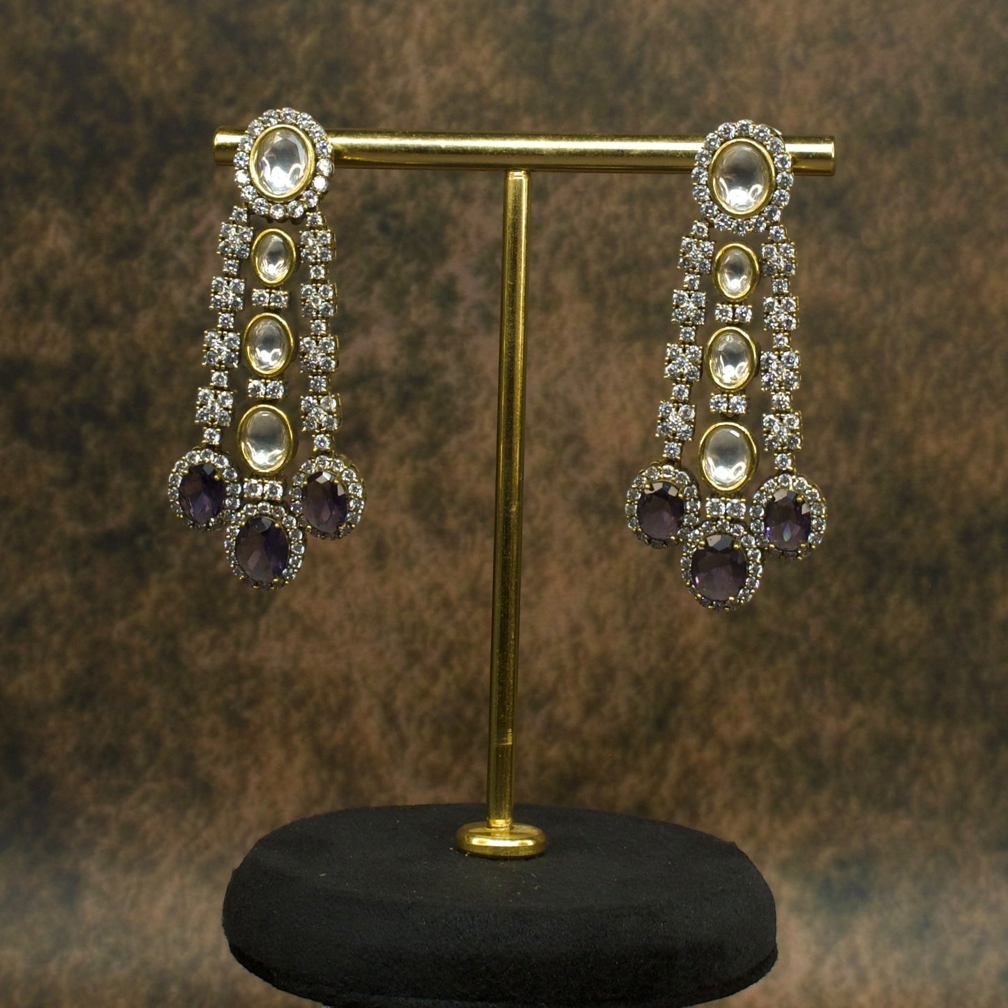 Splendid Grandeur: Victorian Necklace Set with Earrings