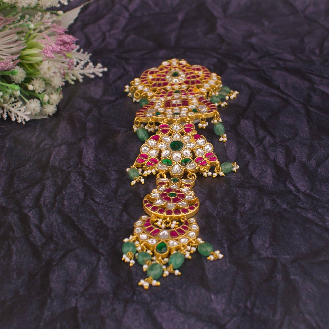 Exclusive Jadau Kundan Hair Pin / Jada Hair Accessories