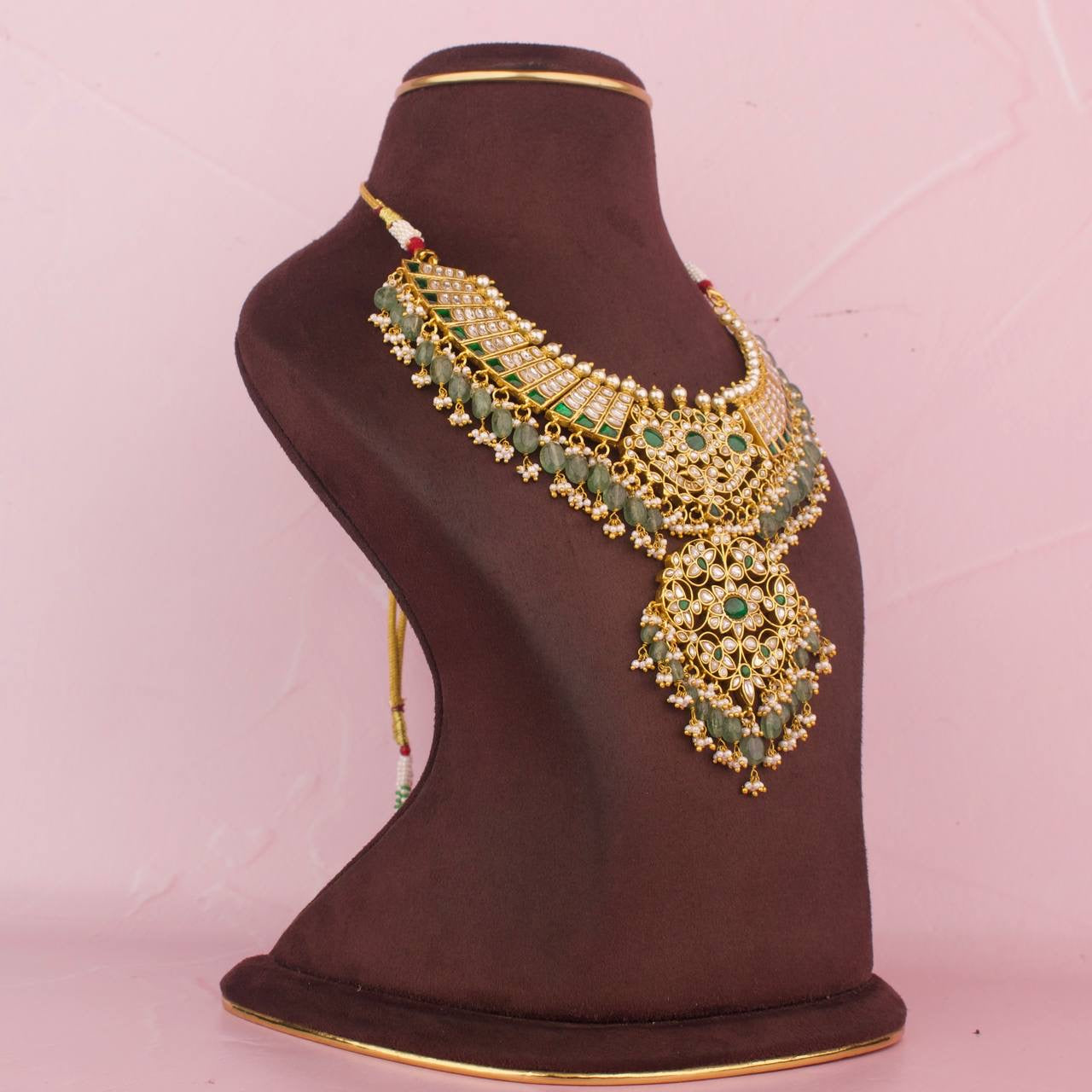 Traditional South Indian Jadau Kundan Necklace