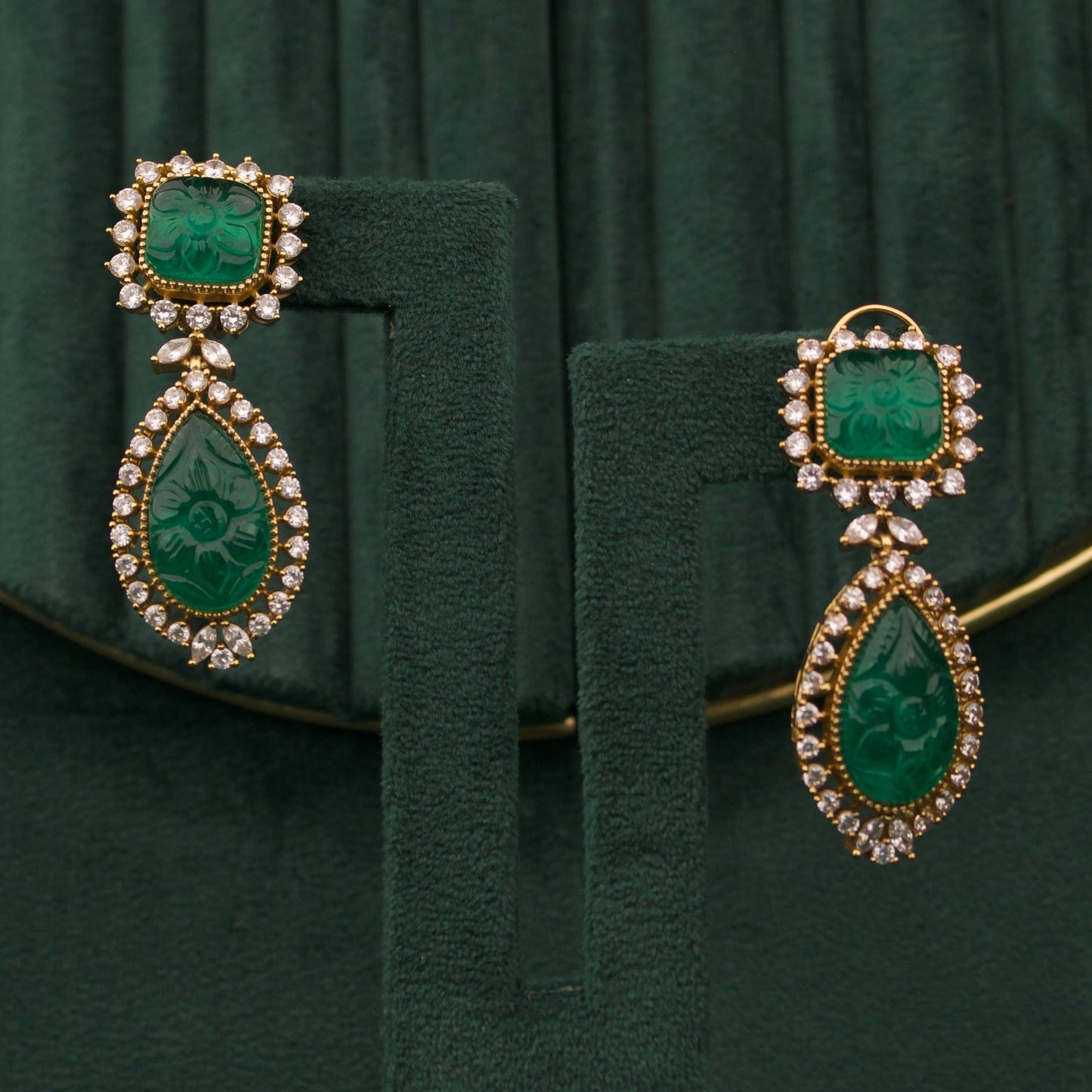 Antique Victorian Necklace Set With Earrings