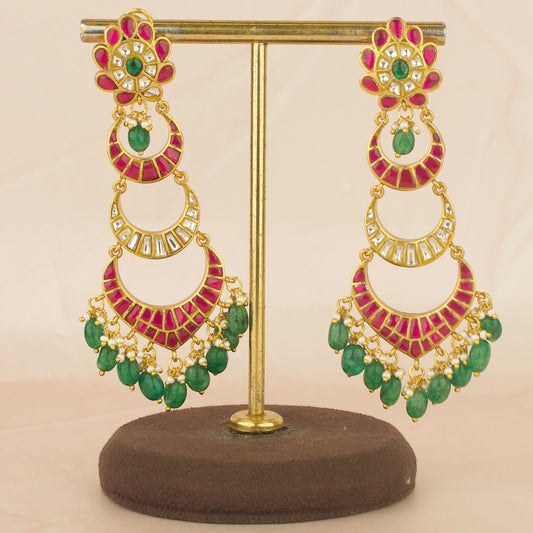 Opulent Jadau Kundan ChanBali step-by-step unique design
