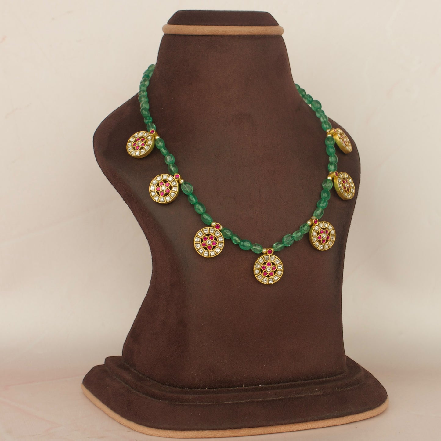 Jadau Kundan Beads Bottumala Necklace