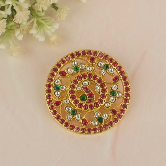 Peacock Design Jadau Kundan Pendant