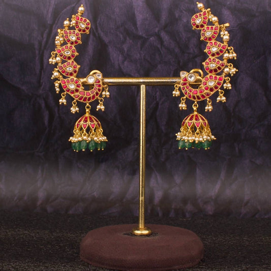 Bridal Jadau Kundan Earcuff / Fullkaan Earrings