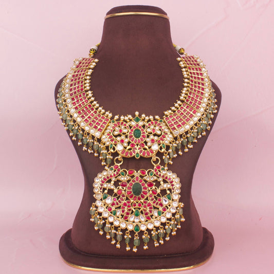 Bridal South Indian Jadau Kundan Haram