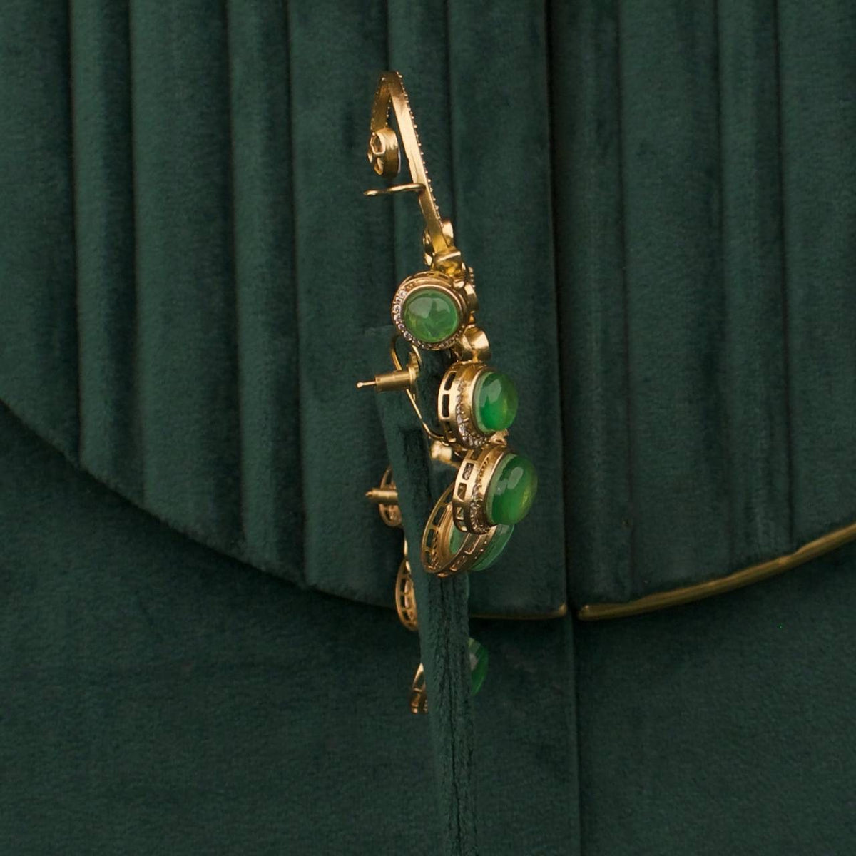 Polki Victorian Earcuff / Fullkaan Earrings - Alternate View 1