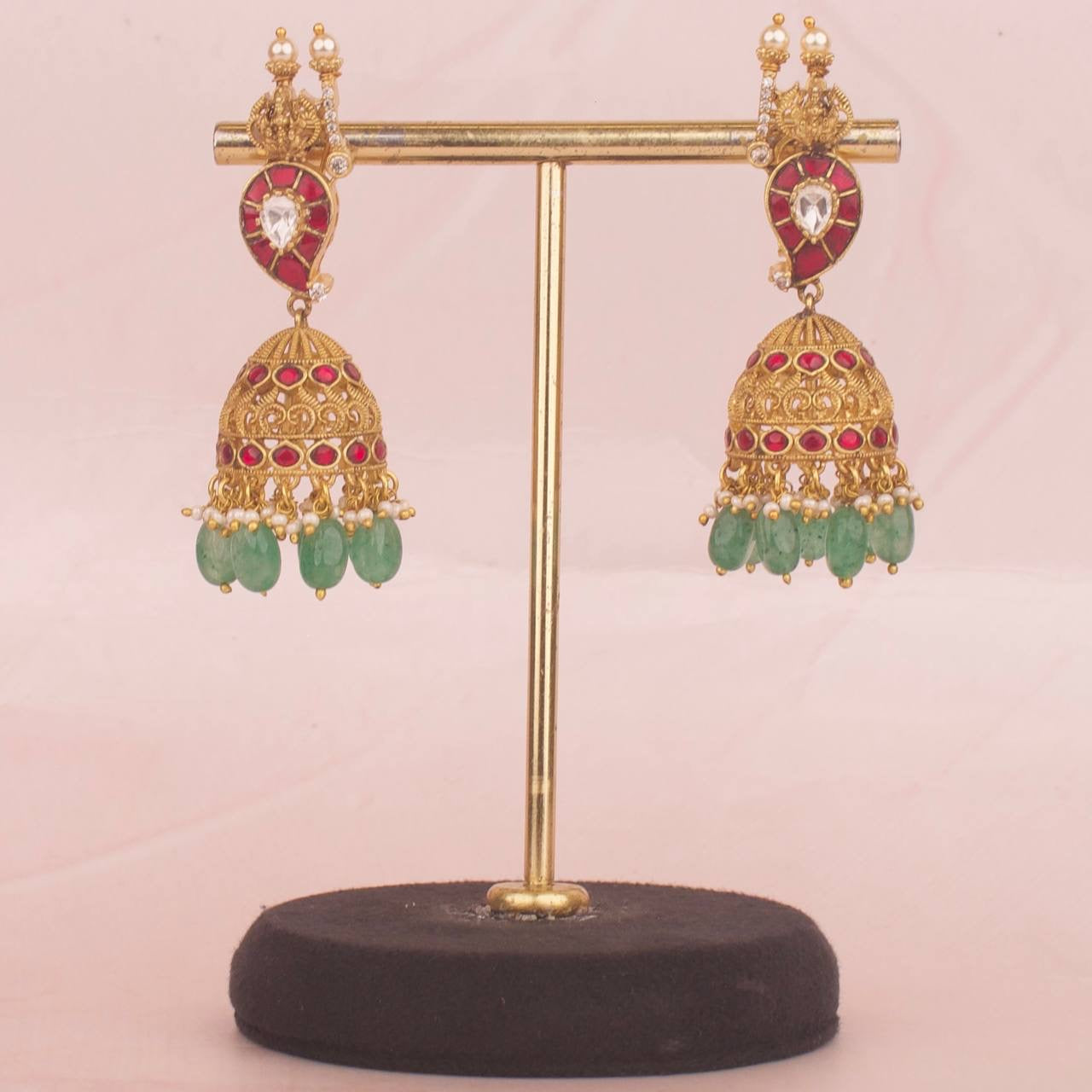 Traditional Jadau Kundan x Nakshi Laxmi Devi Necklace Set