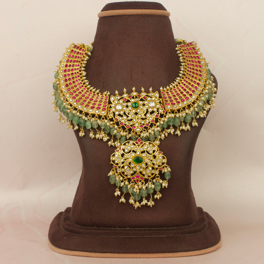Opulent Grandeur Jadau Kundan Bridal Necklace
