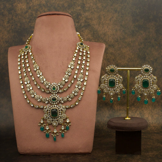 Multi-Layer Bridal Victorian Necklace Set