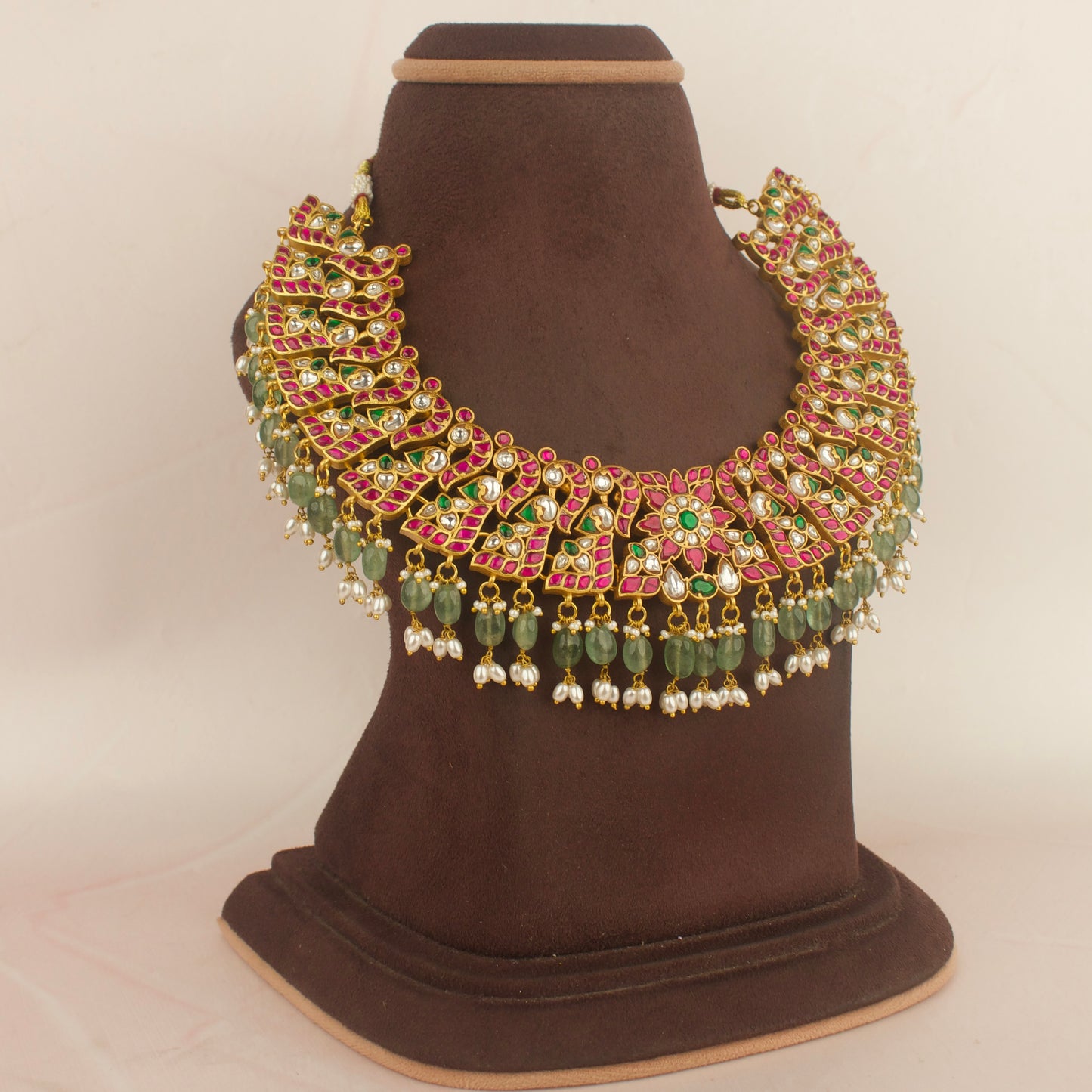 Bridal Jadau Kundan Peacock Design Necklace