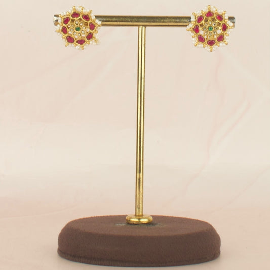Floral Design Jadau Kundan Tops with surrounding beads