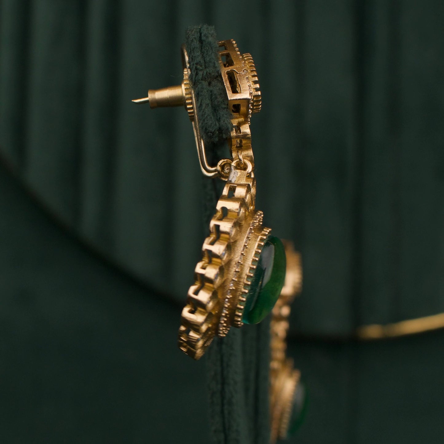 Nita Ambani Inspired Victorian Polki Necklace Set