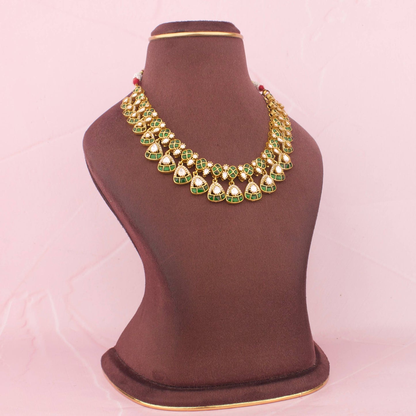 Designer Necklace Set With Matching Earrings