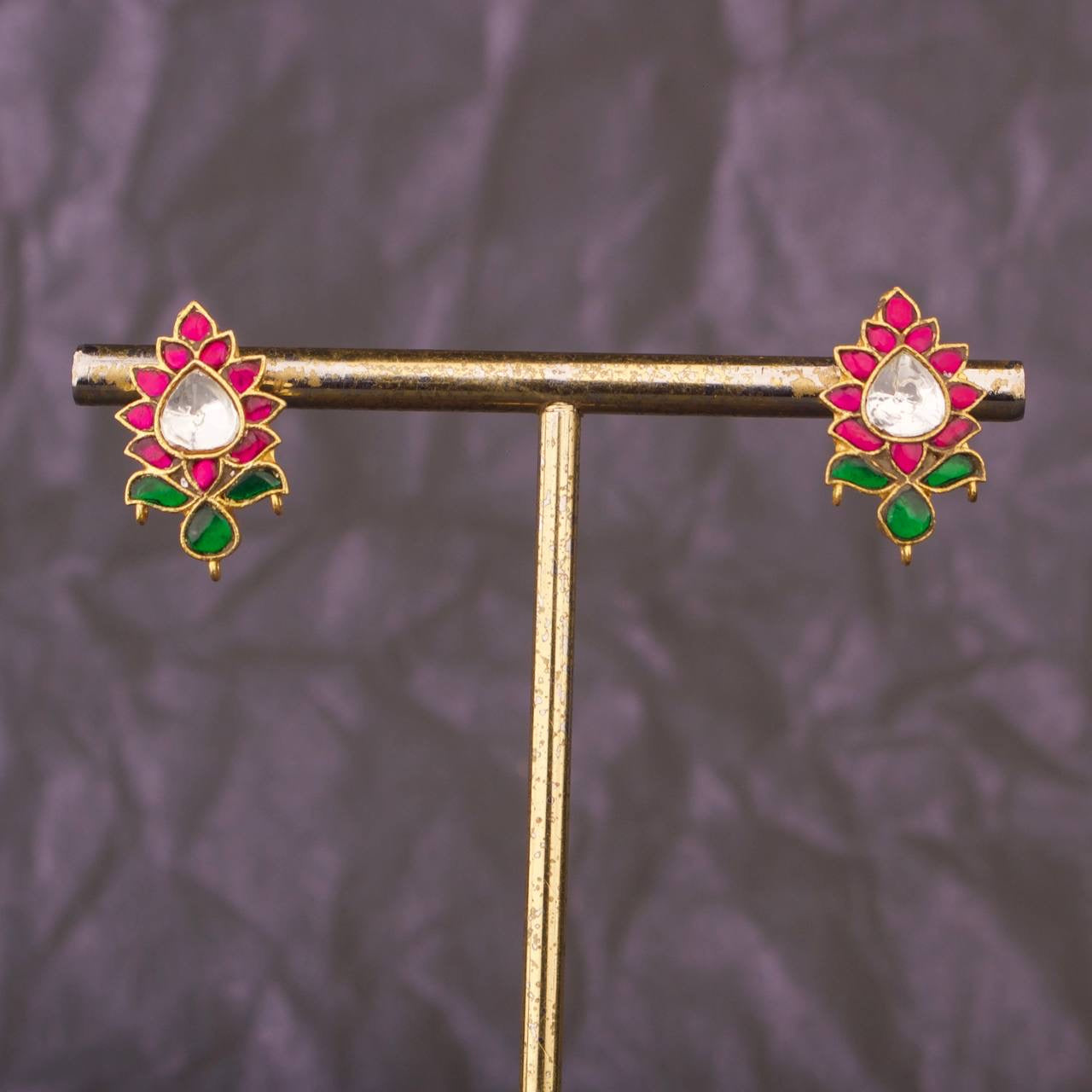 Mango Jadau Kundan Fusion Polki Studs