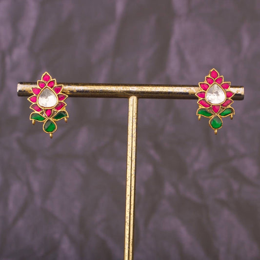 Mango Jadau Kundan Fusion Polki Studs