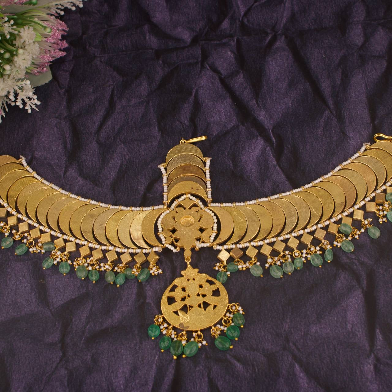 Bridal Jadau Kundan Mathapati Headset