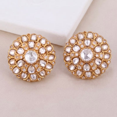 Floral Design Victorian Stud Earrings