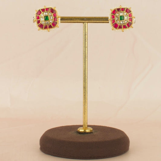 Exquisite Designer Jadau Kundan Studs