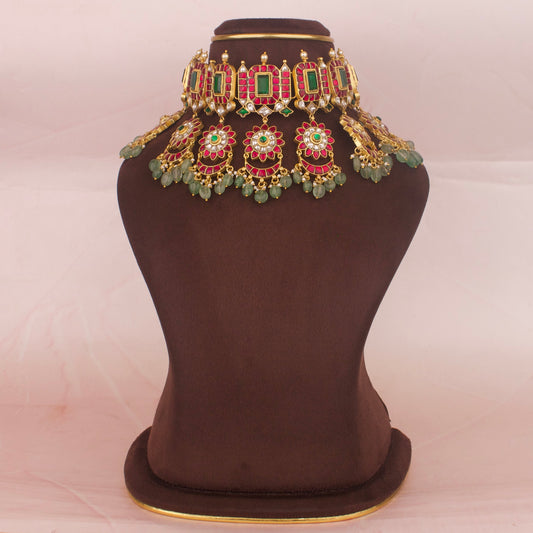 Elegant Heavy Bridal Jadau Kundan Choker