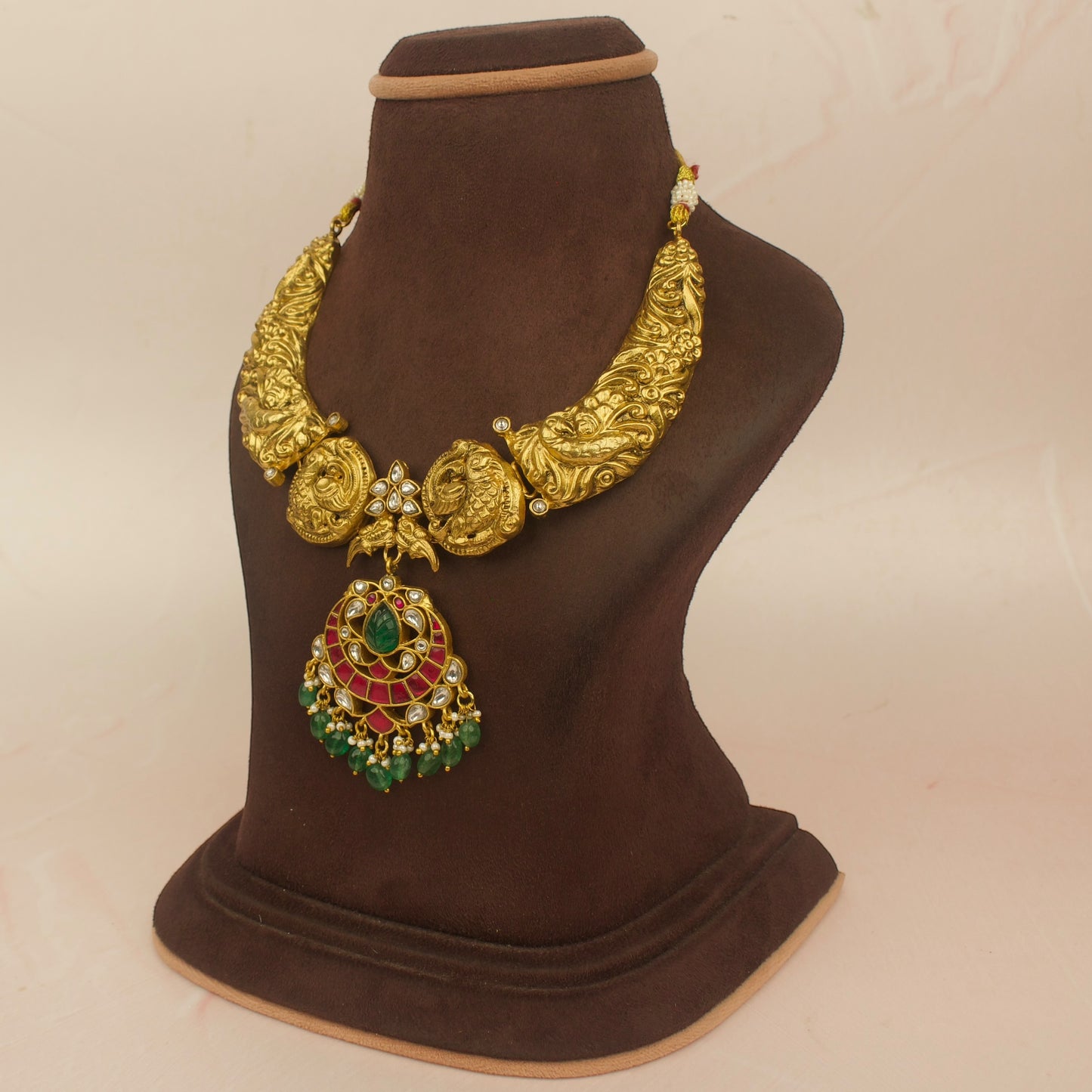 Traditional Jadau Kundan Kanti Necklace