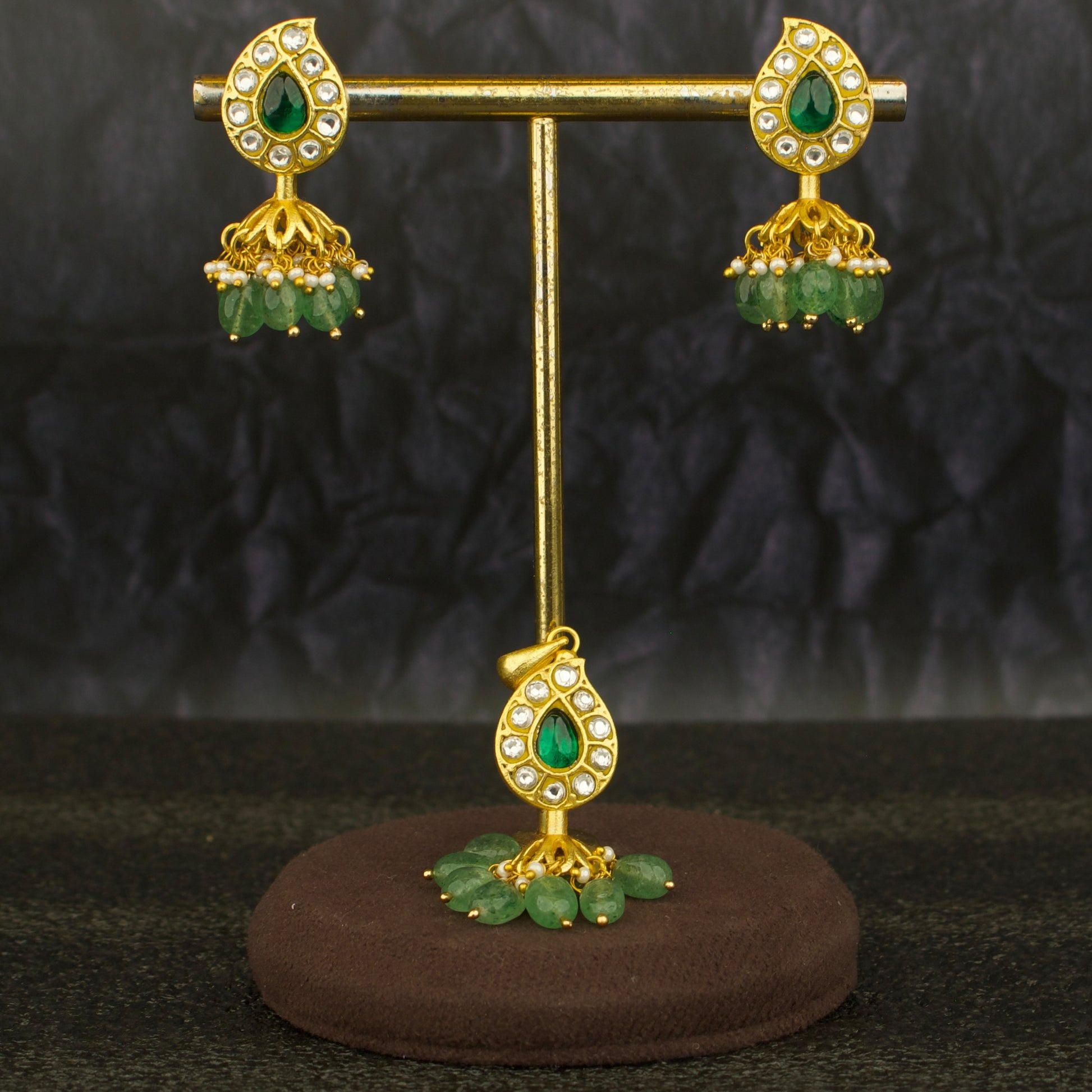 Mango Design Jadau Kundan Pendant Set