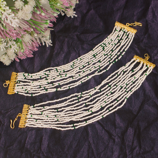 Classic Pearls Champasaralu - DULHAN JEWELS