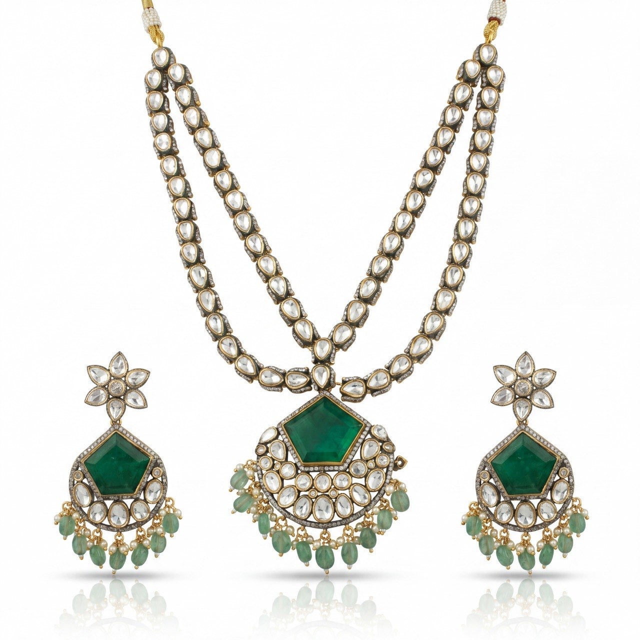 Alluring Two-Line Victorian Necklace Set