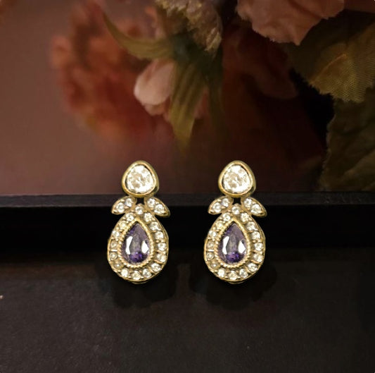 Victorian Moissanite Studs