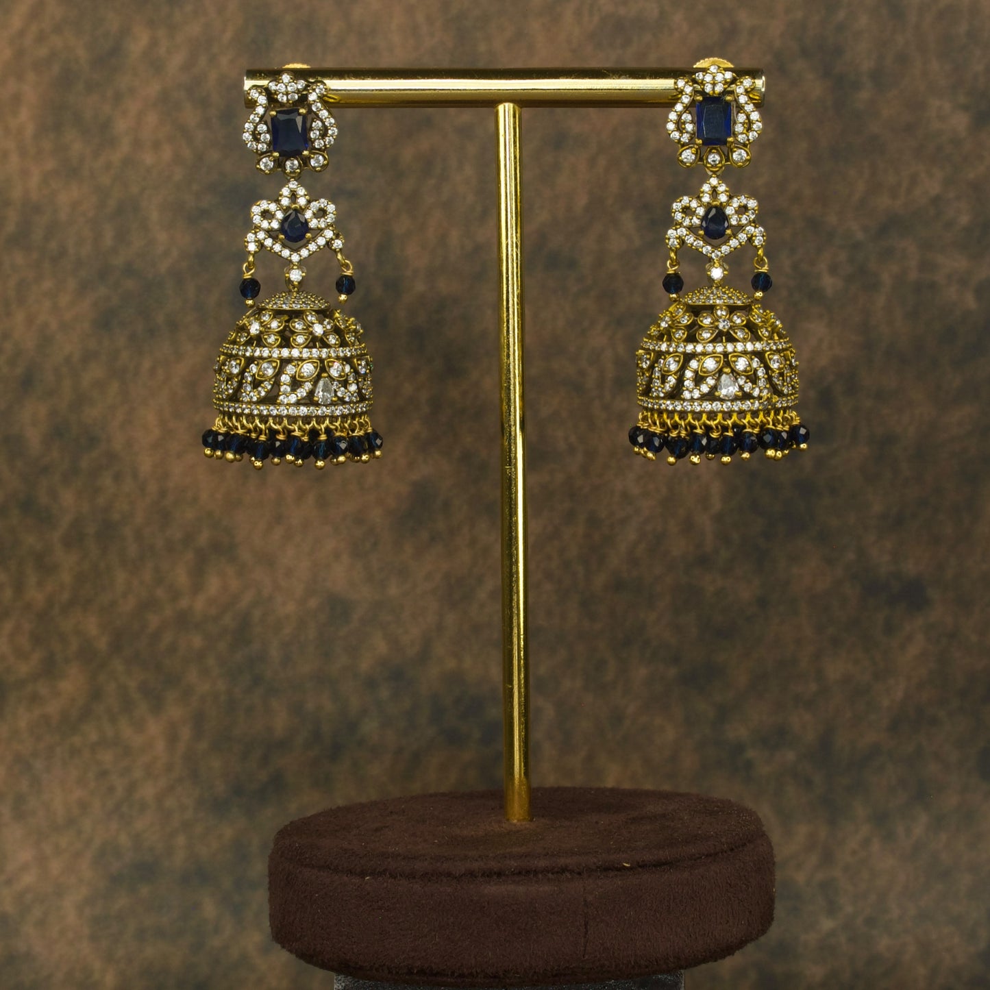 Royal Grace: Victorian Jhumka Earrings