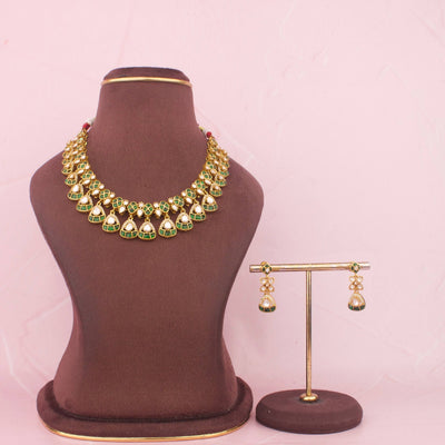 Designer Necklace Set With Matching Earrings
