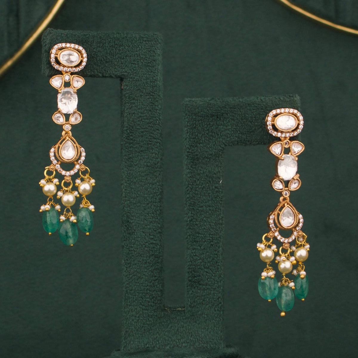 Radiant Bridal Victorian Choker With Earrings And Maang Tikka