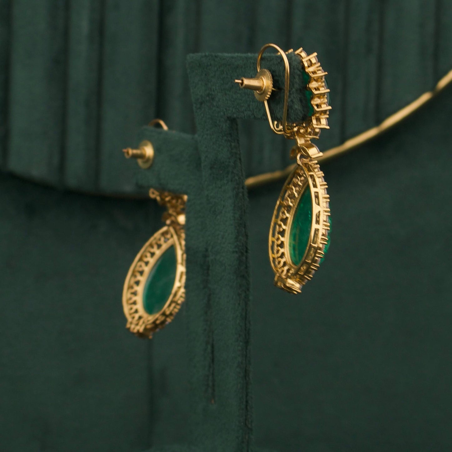 Antique Victorian Necklace Set With Earrings