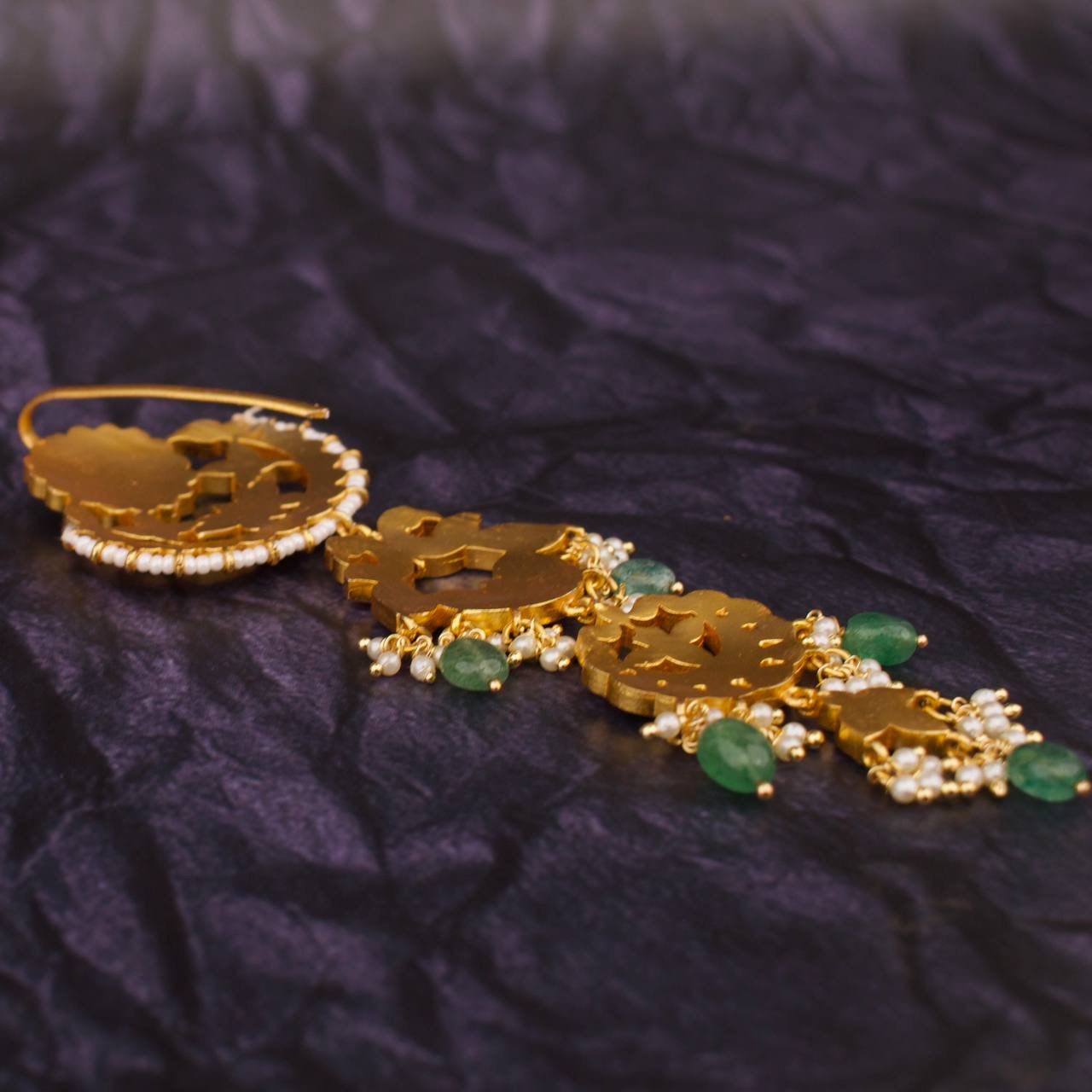 Unique Jadau Kundan Mini Hair Pin