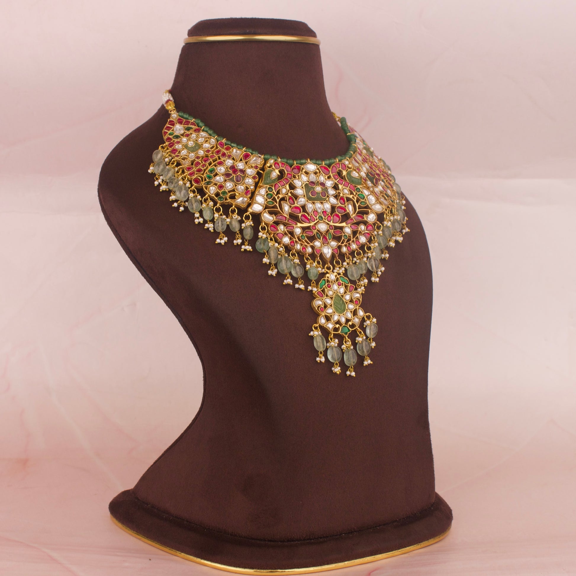 Premium Jadau Kundan Short Necklace