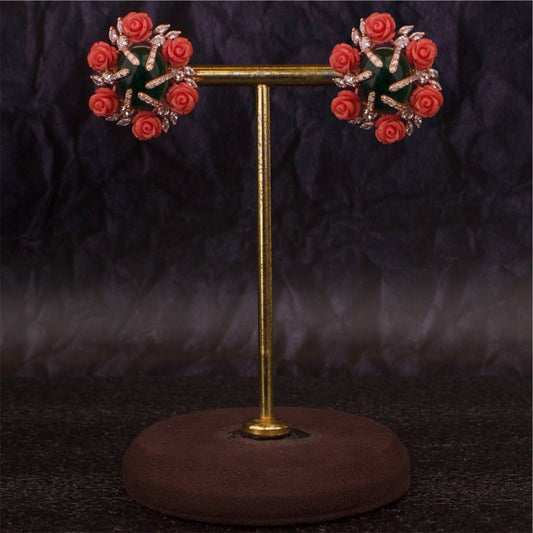 Western Fusion 925 Silver Stud Earrings