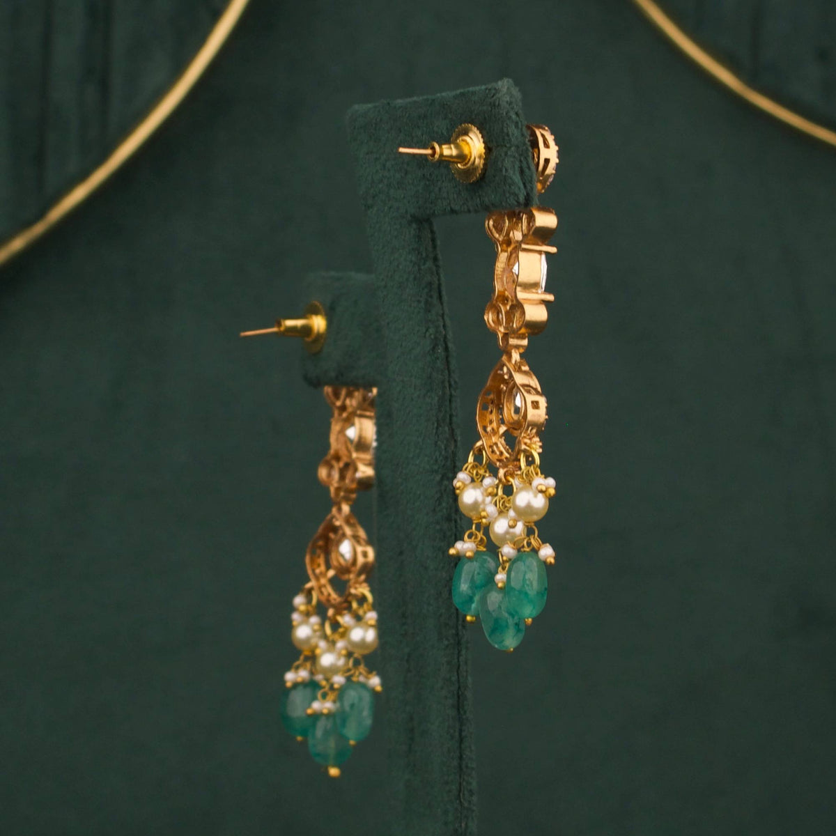 Radiant Bridal Victorian Choker With Earrings And Maang Tikka