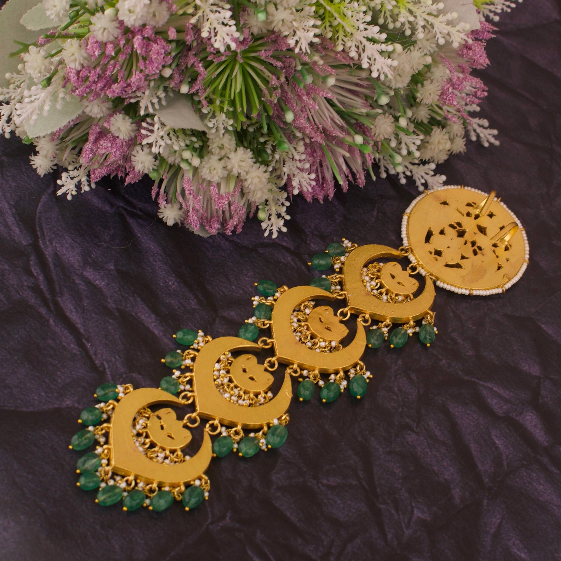 Mini Bridal Jadau Kundan Hair Jada / Hair Accessory