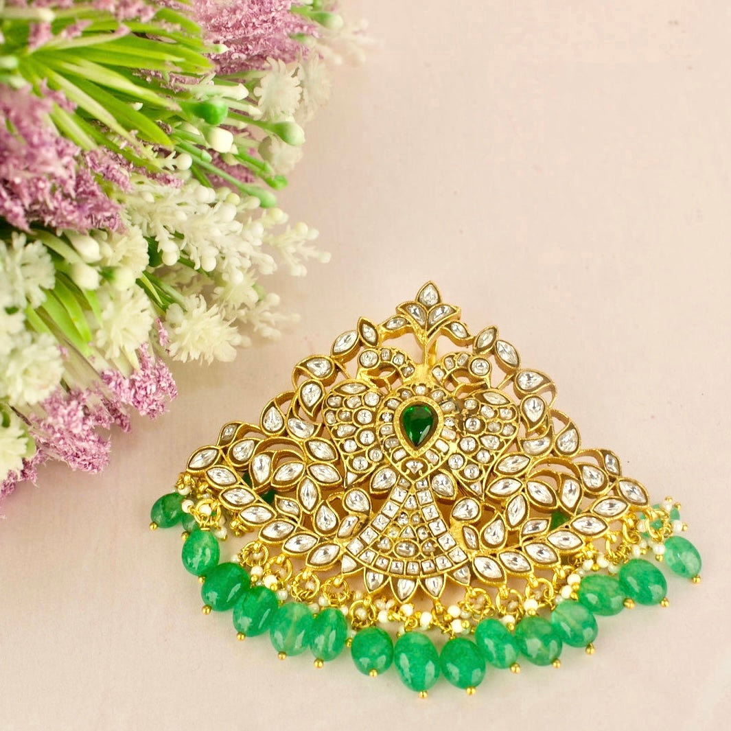 Grand Gold Style Jadau Kundan Locket