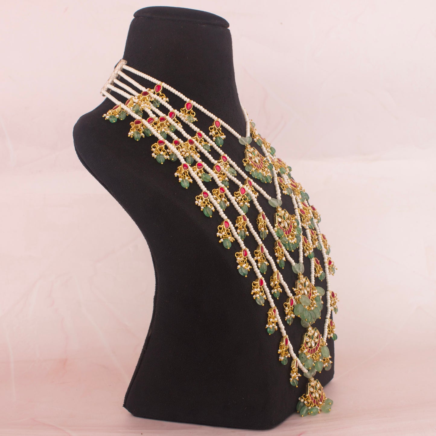 Bride’s Favourite Jadau Kundan Traditional 5 Lada