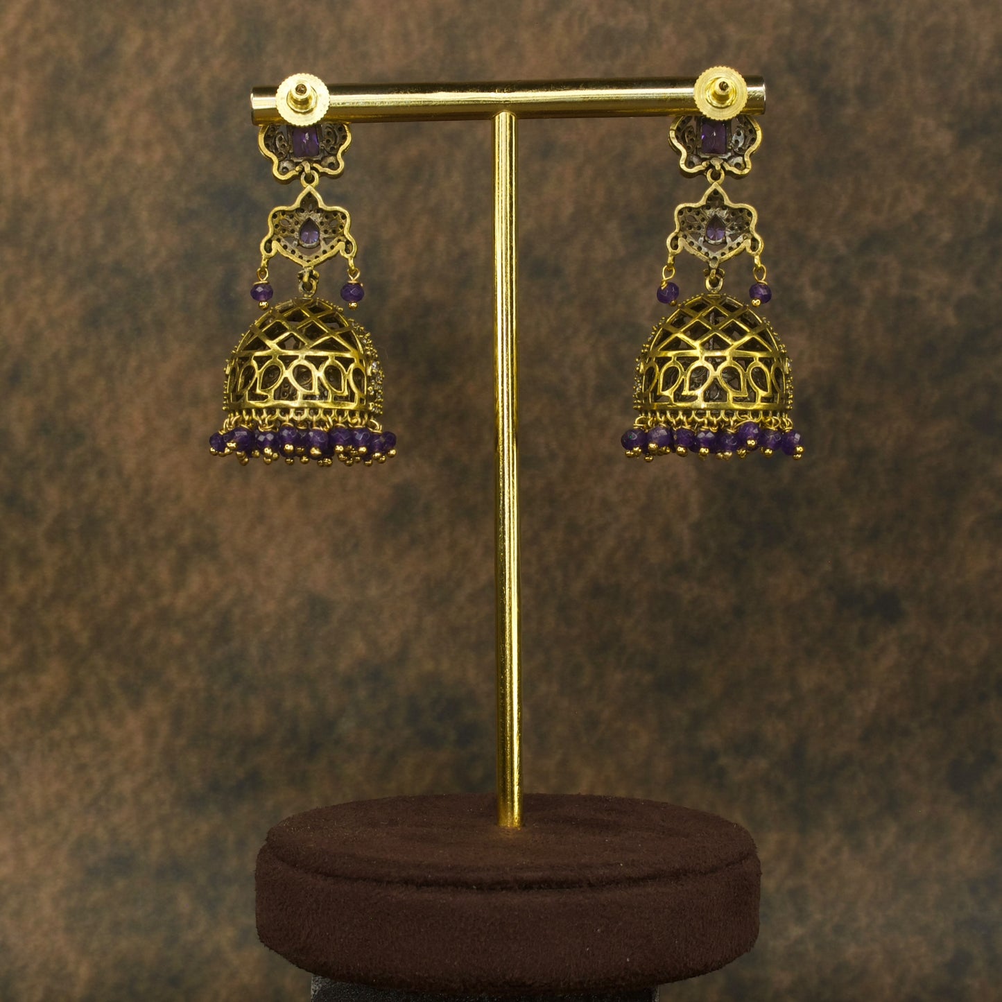 Royal Grace: Victorian Jhumka Earrings