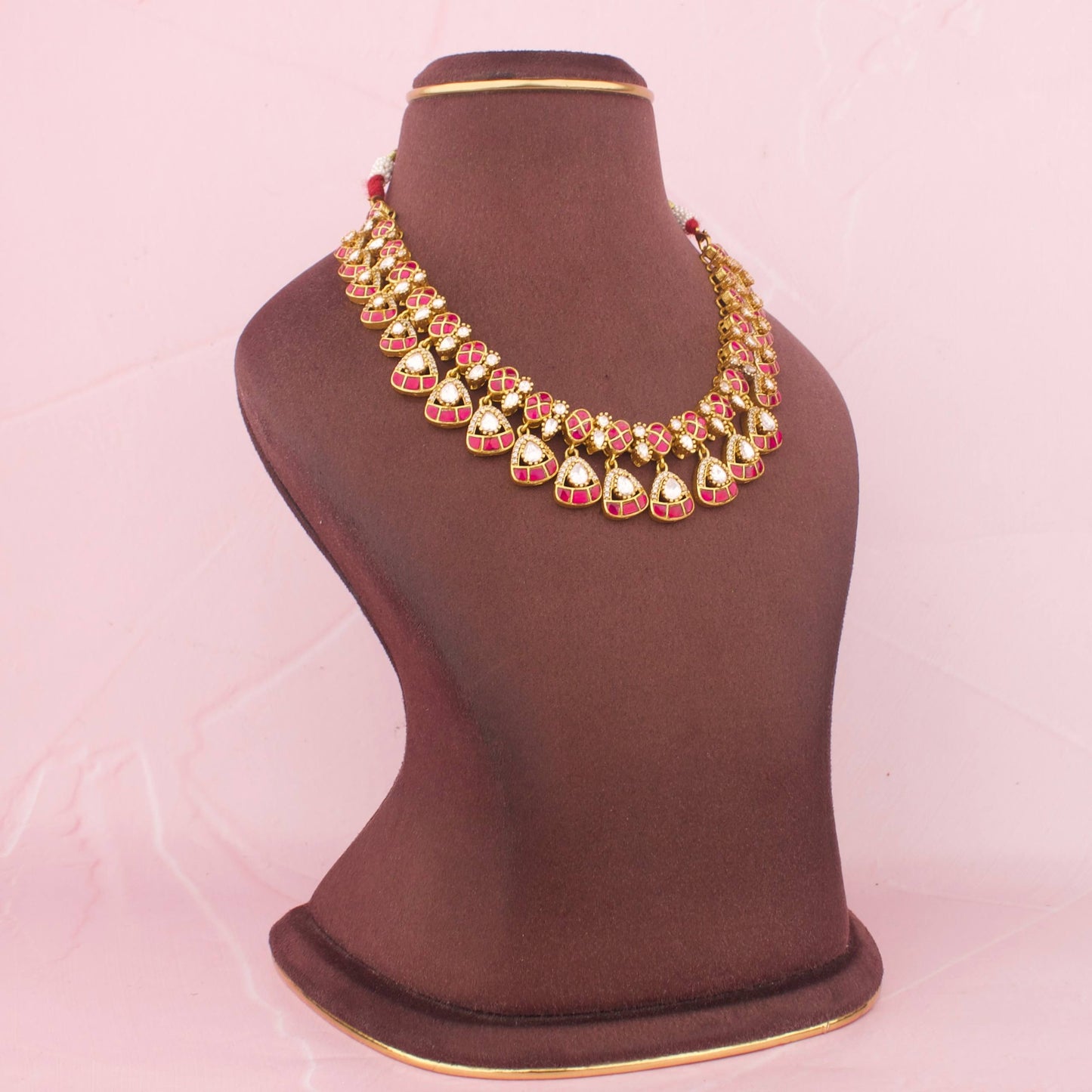 Designer Necklace Set With Matching Earrings