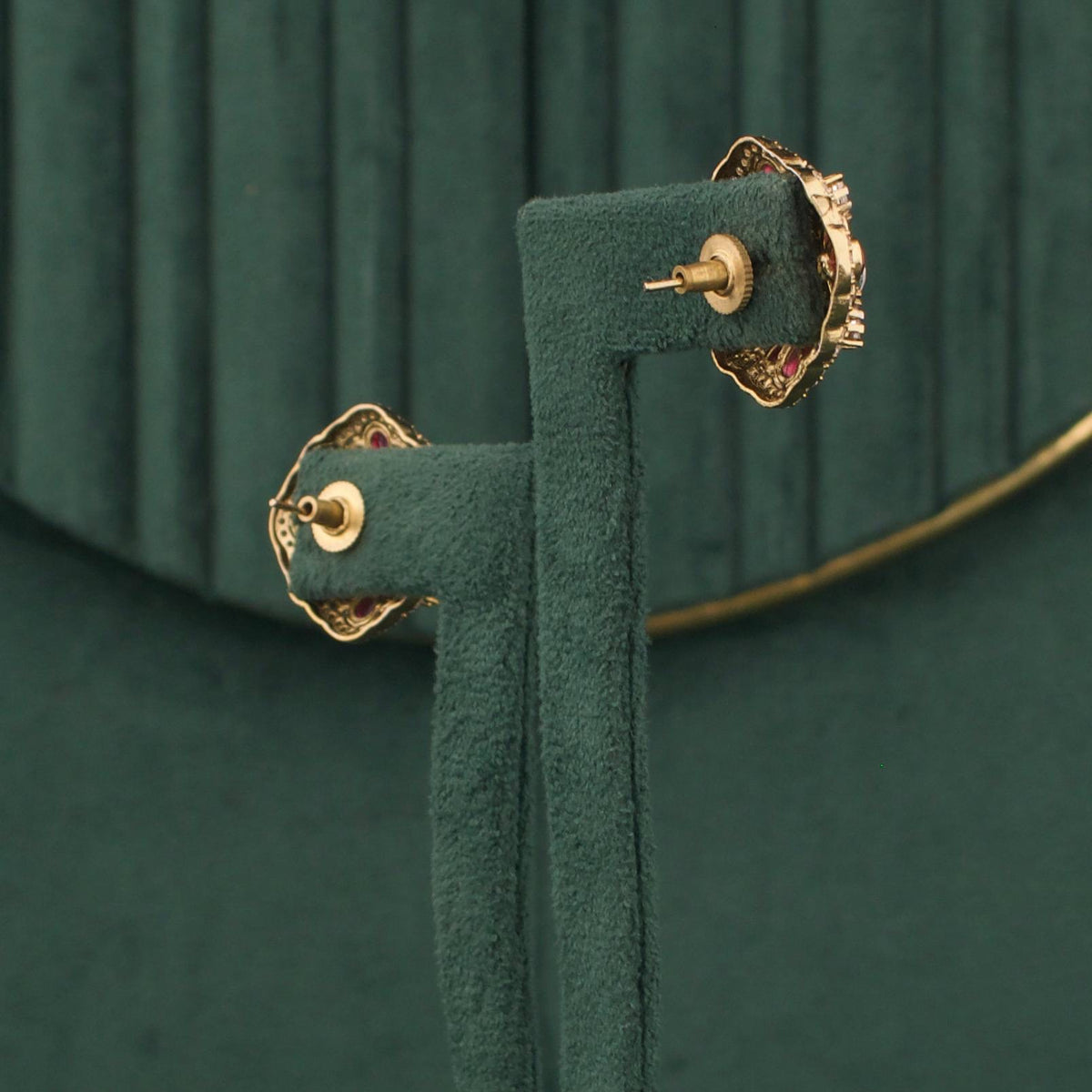 Unique Design Victorian Stud Earrings
