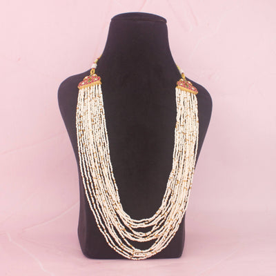 Multi Layer Jadau Kundan Beads Haram