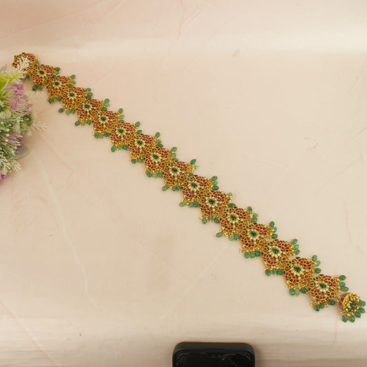 Bridal Jadau Kundan Jada Billa / Hair Accessory