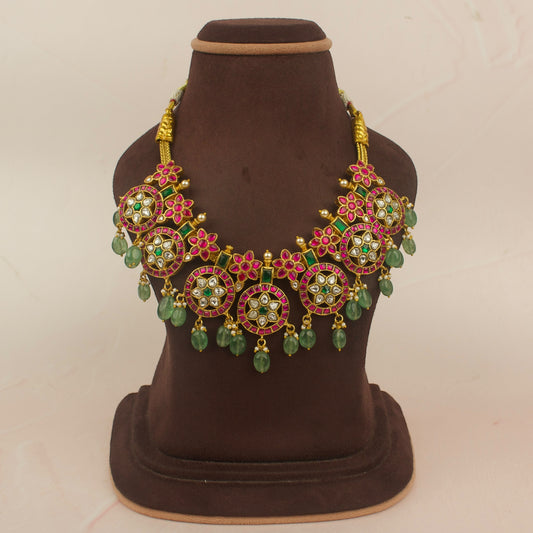 Jadau Kundan Bottumala Necklace