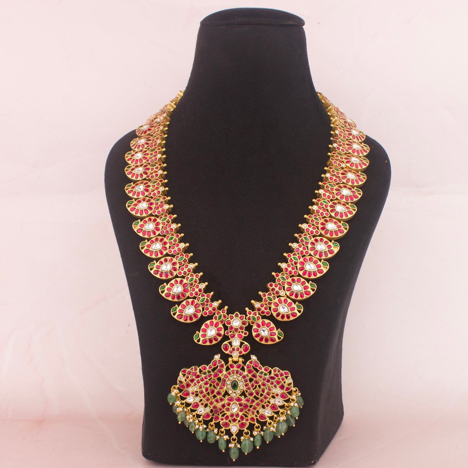 Bridal South-Indian Jadau Kundan Reversible 2 in 1 Mango Haram