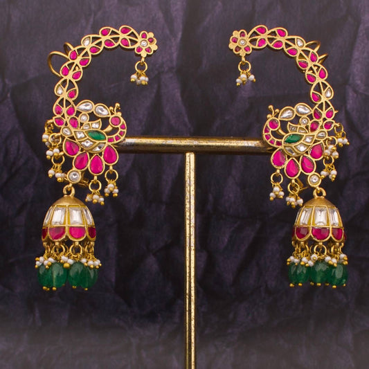 Jadau Kundan Fullkaan Earcuff Earrings