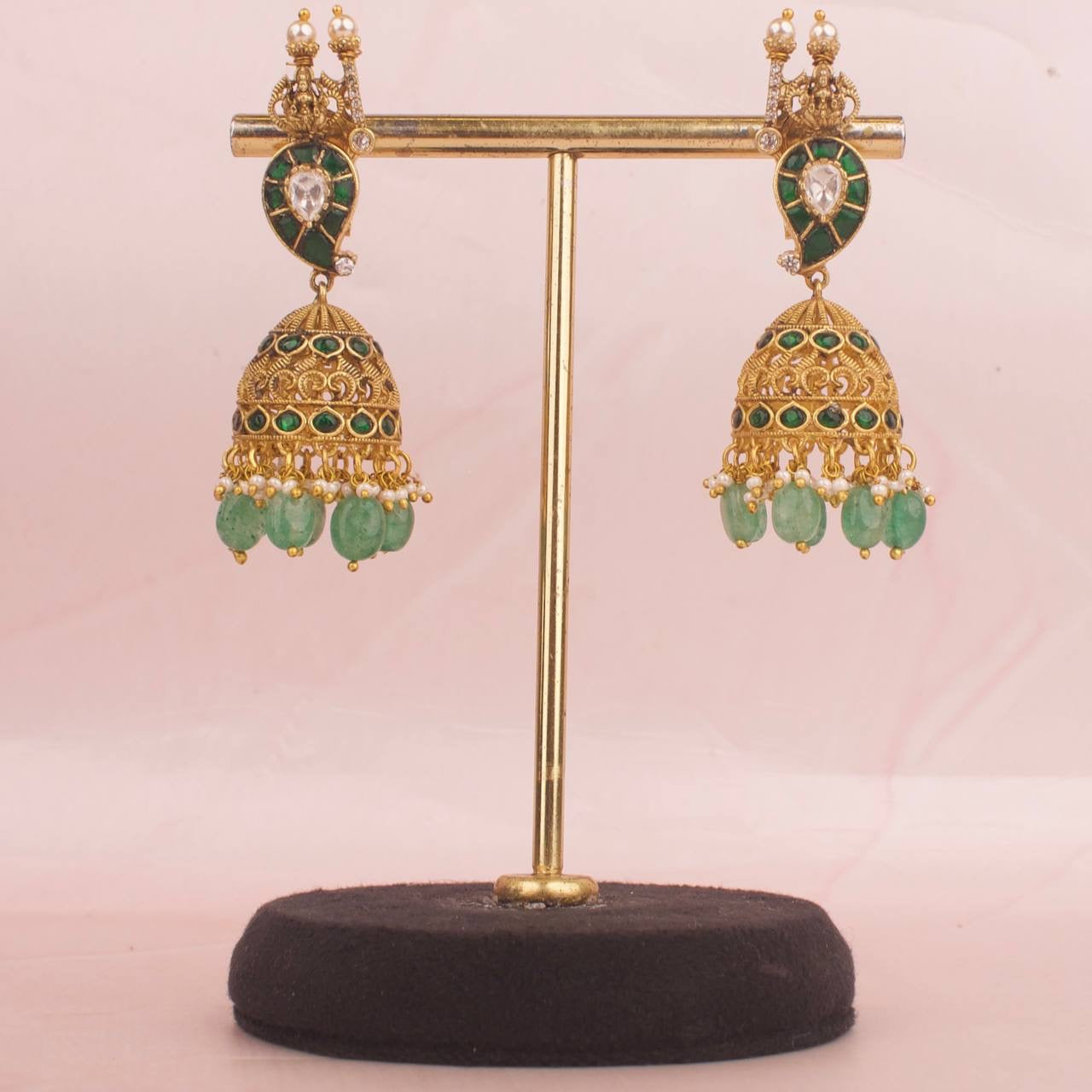 Traditional Jadau Kundan x Nakshi Laxmi Devi Necklace Set