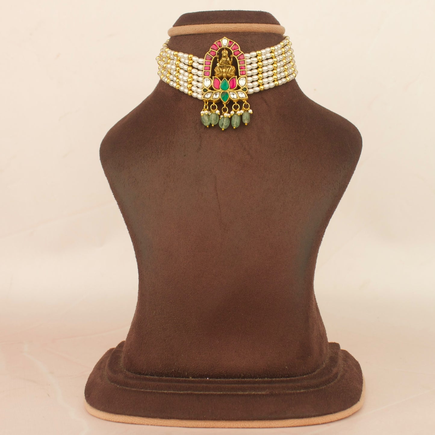 Divine Laxmi Devi Jadau Kundan Choker